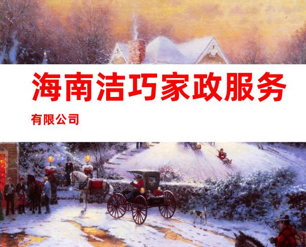海南洁巧家政服务有限公司